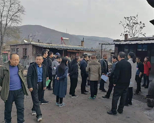 縣委、鎮(zhèn)府領導驗收工程