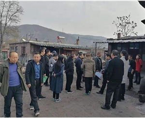 縣委、鎮(zhèn)府領導驗收工程